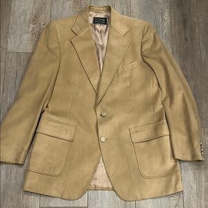 Donald Brooks Men’s Vintage Suede Feather Western Sports Coat Blazer Size 44